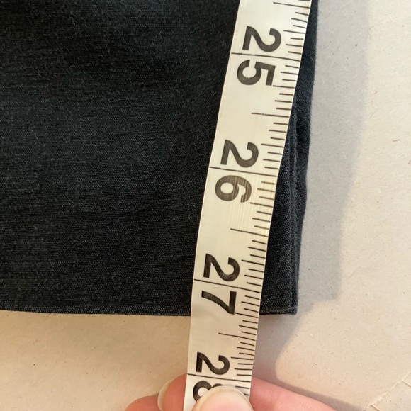 J Jill Pull On Straight Leg Pants Sz 12 Black Office Casual Classic - Picture 7 of 8